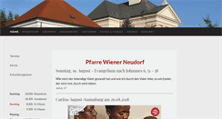 Desktop Screenshot of pfarrewienerneudorf.at